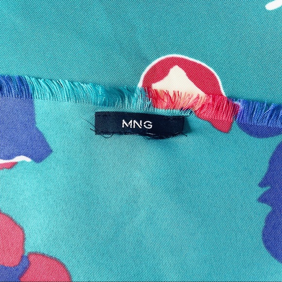 MANGO FLORAL PRINT SCARF - Picture 4 of 4